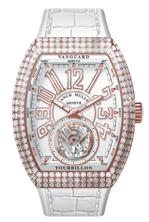 Review Franck Muller Vanguard Tourbillon Replica Watch V 41 T D (BC) (5N) (BLC BLC 5N)